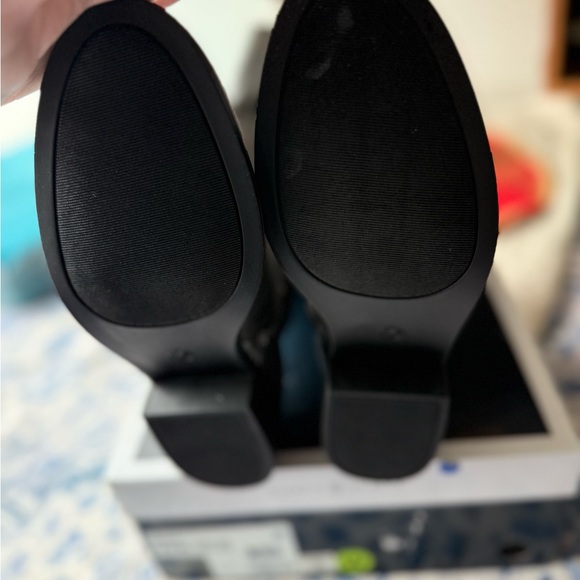 NIB Karen Scott Gray Knee-High Vegan Leather Women's Riding Boots - Picture 6 of 9